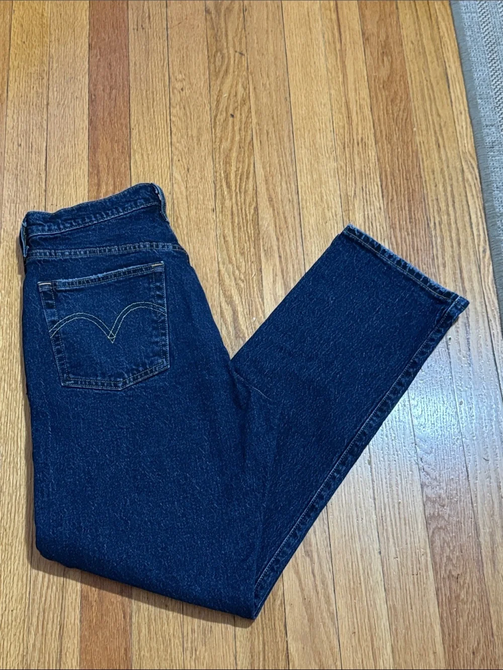Levi's 501 Men's Dark Indigo Straight Jeans size W30 L30